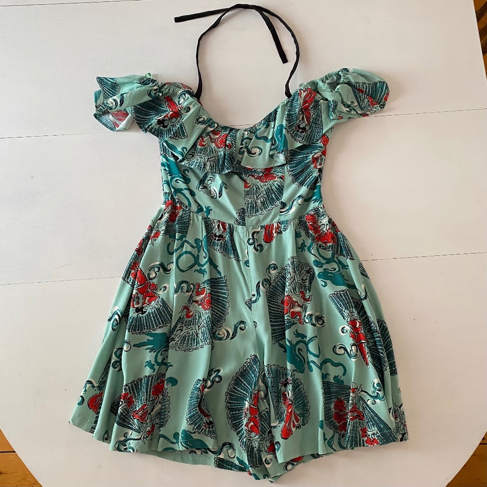 Trashy Diva Absinthe and Fans Hollywood Romper 8